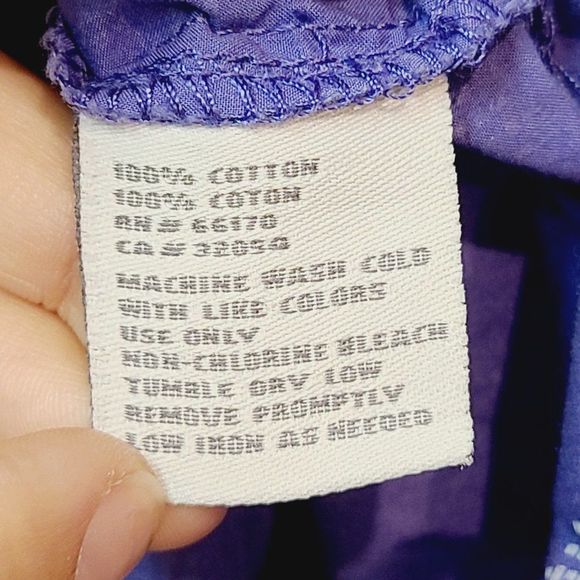 Urban Outfitters Skirt Cooperative Cotton Purple Gold Button Medium - Picture 6 of 7